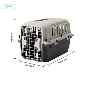 Valise <span class=keywords><strong>de</strong></span> <span class=keywords><strong>transport</strong></span> pour animaux Air China, modèle 450, épaisse, antichoc, portable, pour grands chiens et chats - Product Image 6