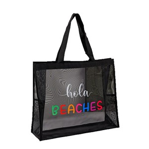 PDB Mesh Shopping Bag 35x25x10cm Heat Transfer Printing Outdoor Tote Bag - Product Image 4