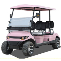 Voiturette de golf électrique 4 places économique, robuste, utilitaire, avec benne arrière, livraison en entrepôt