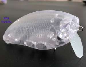 未上漆鱼饵空白曲柄鱼饵鱼饵身体人工鱼饵曲柄鱼饵CN;JIA 12.5G 64MM细湖365 7MM 10 - Product Image 5