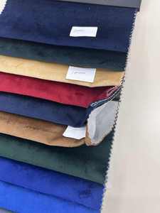 Fabricante Chino de Telas para Tapicería Textil para el Hogar, Diseño Multicolor, Terciopelo Holandés Liso para Muebles - Product Image 2