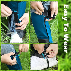 Protège-jambes de protection pour l'extérieur, en polyester, avec fermeture à boucle, légers, toutes saisons, pour adultes - Product Image 4