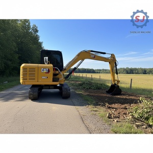 Excavatrice compacte d'occasion Cat306E2 de 6 tonnes à faible consommation d'énergie pour la préparation des terres agricoles, économique en carburant et rentable, prête à être expédiée - Product Image 2