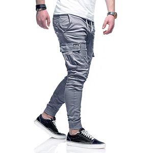 Pantalones Cargo para <span class=keywords><strong>Hombre</strong></span>, Multibolsillos, Tallas Grandes, Pantalones Largos de Moda, Venta al por Mayor de Fábrica, Pantalones Tipo Lápiz, Pantalones de Algodón de Calidad para <span class=keywords><strong>Hombre</strong></span> - Product Image 5