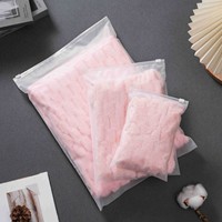 Sacs à fermeture éclair en PE réutilisables et écologiques, pochettes en plastique recyclables pour cosmétiques et rangement de voyage