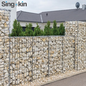 20cm 30cm galvanizli U şekli demir gabyon sepetleri kutusu bahçe ekran çit paneli süs duvar inşaatı - Product Image 4