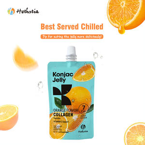 Marque personnalisée consommation directe saveur d'orange sans gluten faible en calories faible IG gelée Konnyaku sans sucre - Product Image 5