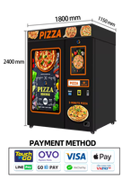 Distributeur automatique de pizza intelligent entièrement automatique de l'usine Shanghai Miracle chauffage rapide pizza congelée avec fonction SDK automatique