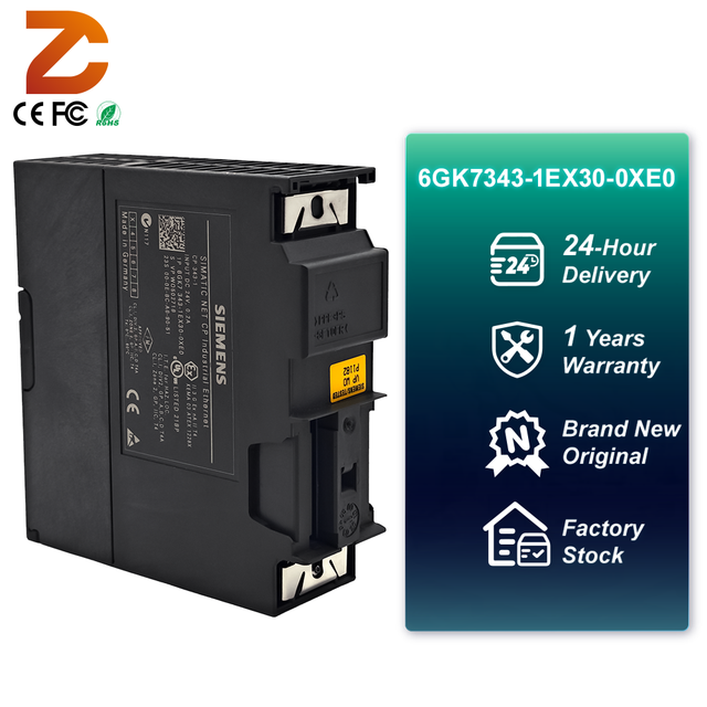 Siemens 100% Original New 6GK7343-1EX30-0XE0 PLC Communication Processor Module S7-300 CP 343-1 PROFINET Communication Module