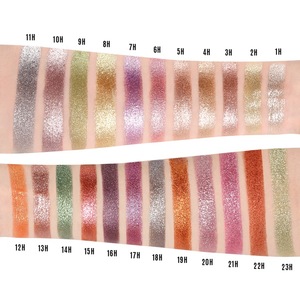 Sombra de Ojos Monocromática de Alta Calidad, Súper Suave, 23 Colores, con Brillo y Destellos Diamantados - Product Image 4