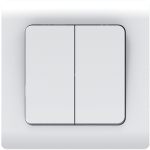 Slim Design White 2 Sets 1 Way Wall Light Switch And Socket For Household Appliances