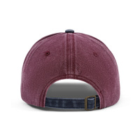 Gorra de Béisbol Vintage con Logotipo Personalizado Bordado, Diseño Multicolor en Bloques, Estilo Deportivo con Lazos