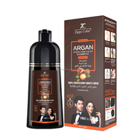 Nuevo Tinte Capilar Permanente Orgánico en Champú Sin Amoníaco, Coloración Natural para el Cabello, Cubre las Canas, Fácil Aplicación, Certificado MSDS