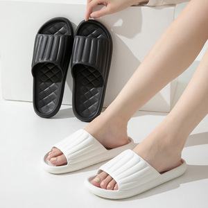 Precio de fábrica barato baño cómodo baño antideslizante resistente al desgaste invitados de Casa EVA zapatillas de moda con buen precio - Product Image 3