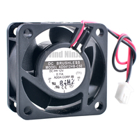 AD0412HB-C50 4cm 40mm ventilateur 40x40x20mm DC12V 0.11A 2pin double roulement à billes ventilateur de refroidissement axial pour IU 2U alimentation CPU