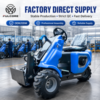 Chargeuse compacte FULCORE certifiée CE EPA EuroV, commande hydraulique intelligente, fonctionnement flexible pour les projets quotidiens