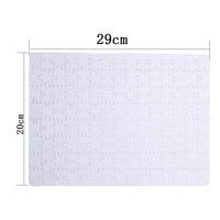 Rompecabezas de sublimación A4 en blanco con marco para fotos, precio económico, 120 unidades