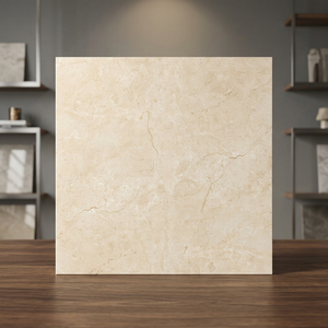 Baldosas de Porcelana Crema Mischife con Aspecto de Mármol, 600x600 mm, Brillantes, 24x24 Pulgadas, Baldosas de Cerámica de Diseño - Product Image 5