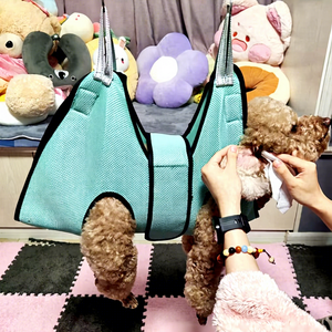 Hamaca para el Cuidado de Mascotas, para Perros y Gatos, Herramienta Antiarañazos, Soporte para Cortauñas, Herramienta para Administrar Medicamentos y Alimentar - Product Image 4