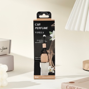 Profumo liquido con olio essenziale da 8 ml, fragranza popolare, diffusore per auto con clip da appendere, bottiglia in vetro, deodorante per auto - Product Image 6