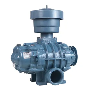 High quality rotary lobe blower Double Oil Tank blower root fish pond Aeration series RJ 65W roots blower aquaculture