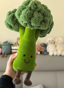 Muñeco de Peluche Morado Vibrante con Forma de Berenjena, Pequeño, Antiestrés, Tipo Oso, de Algodón PP, Simulación de Vegetal, Muñeco que Cambia de Expresión - Product Image 5