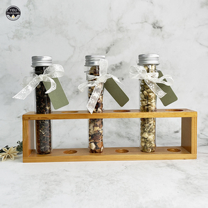 Customized 10-Hole Wooden Test Tube <strong>Rack</strong> For Laboratory Supplies - Product Image 5