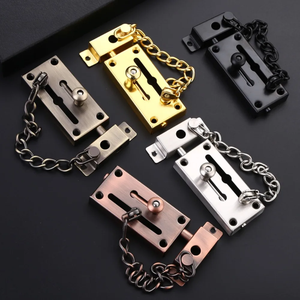 Nouvelle serrure de porte en acier inoxydable, chaîne de sécurité épaissie, loquet de sécurité durable pour portes et fenêtres - Product Image 1