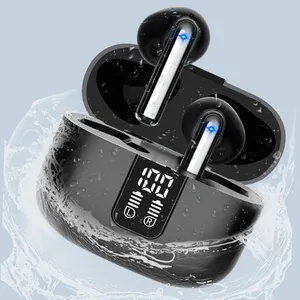 Wholesale ENC Mini Waterproof Earplugs Stereo Headset Handsfree Earbuds Audifonos-Bluetooth Wireless Earphones Headphones