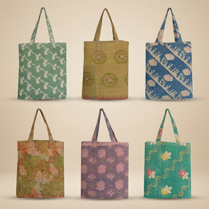 Wholesale Handmade Kantha Shopping Handbag - Product Image 3