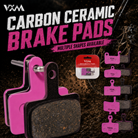 Plaquettes de frein à disque en céramique carbone VXM, sans grincement, résistantes à la décoloration, durables, plaquettes de frein à disque de remplacement pour VTT