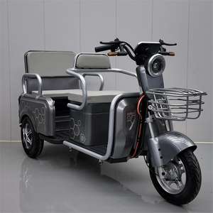 จักรยานไฟฟ้า <span class=keywords><strong>3</strong></span> ล้อ 60V 500-800W สำหรับผู้ใหญ่ พร้อมที่บรรทุกสินค้า 60V ไม่มีตะกร้า ได้รับการรับรองเป็นรถจักรยานยนต์โดยสาร - Product Image 3