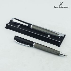 Bolígrafo/Roller de Metal con Diseño Tejido Tallado en Amarillo/Azul, Novedad con Logotipo Personalizado - Product Image 5