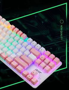 Hot Sale 87-Keys Rainbow <b>Lights</b> <b>Gaming</b> Mechanical Keyboard Multi-Functional with Multimedia Features - Product Image 4