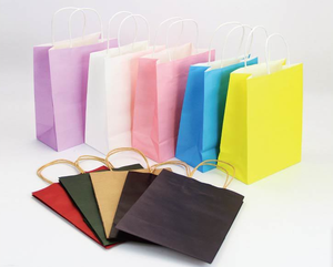 Bolsa de Papel Kraft Marrón Biodegradable para Compras, con Asa e Impresión Personalizada - Product Image 5