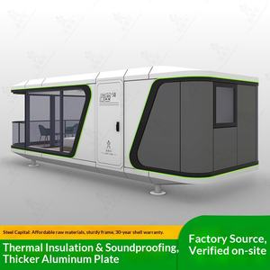 แคปซูลอวกาศสำหรับตั้งแคมป์กลางแจ้งในทุ่งหญ้า พร้อมบริการที่พักแบบบ้านพักตากอากาศ  สถานที่ชมวิว  ห้องพักสำหรับครอบครัว - Product Image 1