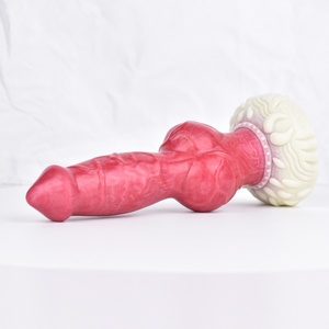 NNSX Hot Sale Weight 610g Total Length 24.5cm Animal Dog Silicone <b>Dildo</b> Adult Juguetes Sexuales Masturbator - Product Image 5
