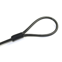 Verrou à code antivol OEM pour ordinateur portable, noir, électroplaqué, verrou à combinaison pour ordinateur portable, câble de sécurité pour ordinateur portable
