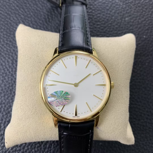 Montre mécanique pour homme de qualité supérieure, 41 mm, acier inoxydable, bracelet en cuir, mouvement 3235, cadran blanc simple - Product Image 1