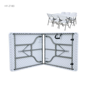 <span class=keywords><strong>Table</strong></span> pliante en plastique, rectangulaire, pour l'extérieur, 6 pieds, 4 pieds, HDPE, livraison gratuite - Product Image 5