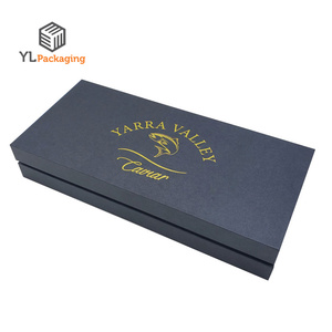 Boîte cadeau en kraft noir personnalisée à bas <span class=keywords><strong>prix</strong></span> avec couvercle - Product Image 2