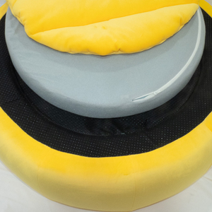 Sofá cama redondo moderno para perros con refuerzo de apoyo, sillón acogedor, tumbona para perros y gatos pequeños - Product Image 5