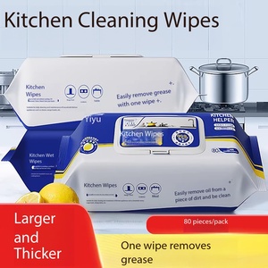 Paños de Cocina Gruesos, 80 Piezas/Bolsa, Ecológicos, Reutilizables, Descontaminantes, Aptos para Mesa, Material No Tejido, Venta al Por Mayor OEM - Product Image 4