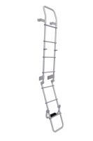 Échelle arrière pliable pour camping-car, échelle extérieure en aluminium pour camping-cars, fourgonnettes et caravanes