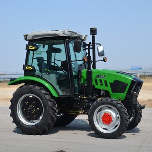 80hp 4x4 AC Cabina <span class=keywords><strong>Traktor</strong></span> Motor diésel Tractor agrícola Sistema hidráulico Trator - Product Image 5