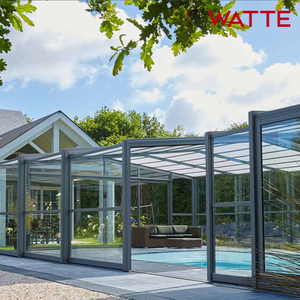 Sistema <span class=keywords><strong>de</strong></span> Ventana <span class=keywords><strong>de</strong></span> Techo Retráctil, Moderno, <span class=keywords><strong>de</strong></span> Aluminio, Expandible, Modular, Impermeable, con Protección UV y <span class=keywords><strong>Aislamiento</strong></span> Térmico para Villas - Product Image 5
