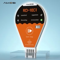 AIKESI RD-10C1 USB Plastic Temperature Data Logger OEM/ODM Customizable IP67 Real-Time Monitoring Cold Chain Refrigeration