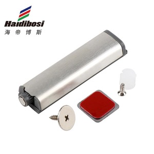 Haidibosi Stainless Steel <b>Door</b> <b>Spring</b> Puller Push Button Self Opening Cabinet <b>Door</b> Opener Handle Free - Product Image 1