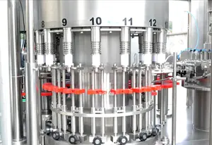 خط/آلة/معدة إنتاج ملء زجاجات المياه المعدنية/الممطحة بالكامل التلقائية بالكامل للبيع