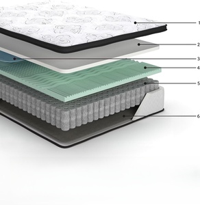 Nệm chỉnh hình sang trọng 5 sao 3 chỗ Nệm xốp đơn cho gia đình hoặc trường học hoặc nội thất khách sạn - Product Image 4